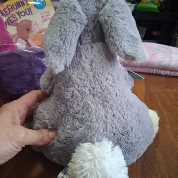 Hallmark Purple Easter Basket with Plush Toys - Picture 4 of 14